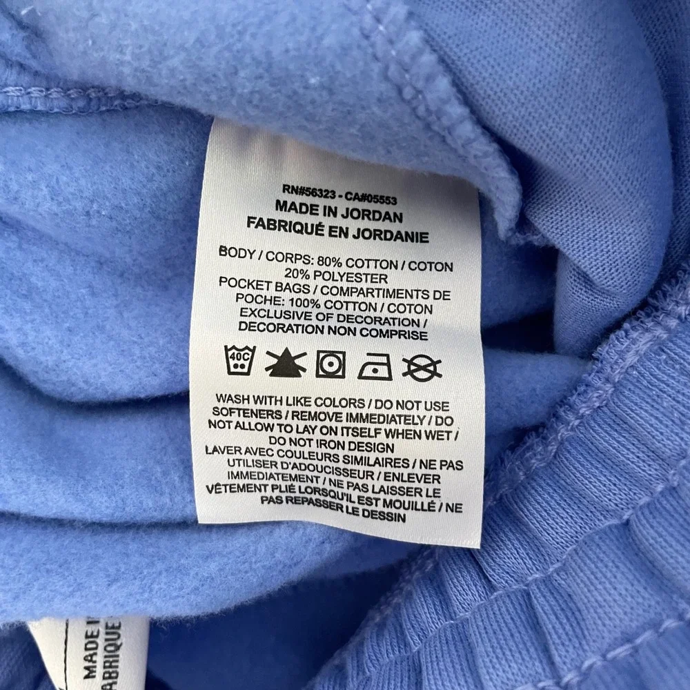 Nike Club Fleece Sweatsuit Girls Medium Blue Boxy Sweatshirt Joggers Set NWT - Picture 7 of 14